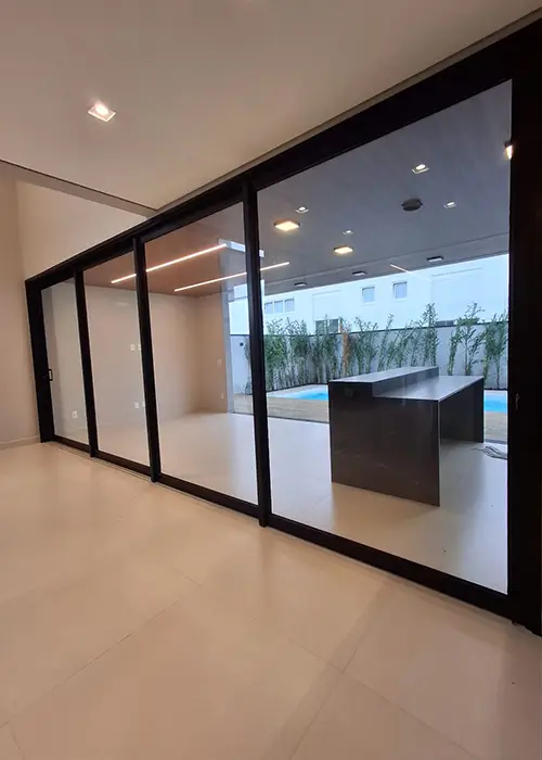 Vidraçaria premium Sorocaba Inspire Esquadrias residencial luxo